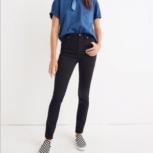 NWT Black MADEWELL skinny jeans
